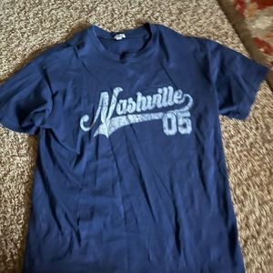Nashville blue oversized shirt